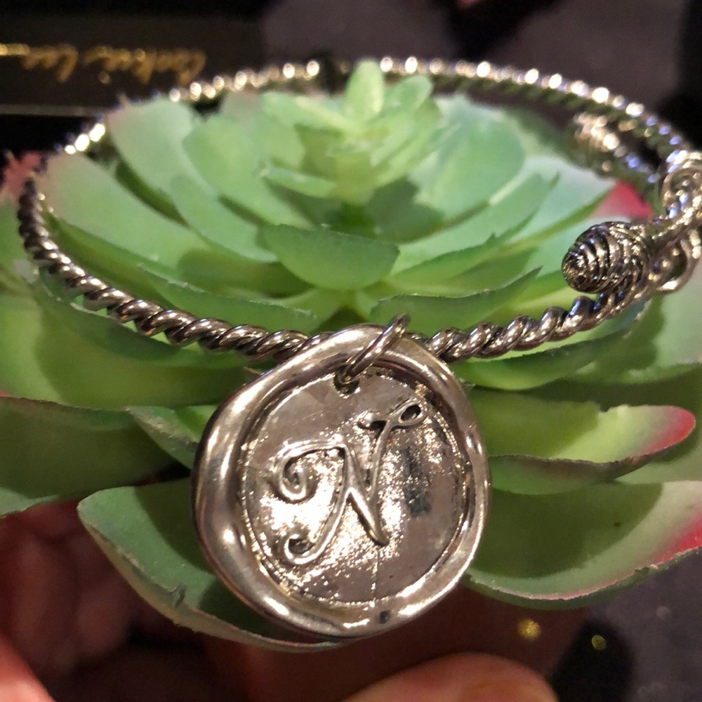 MONOGRAMMED INITIAL BRAIDED BRACELET by COOKIE LEE